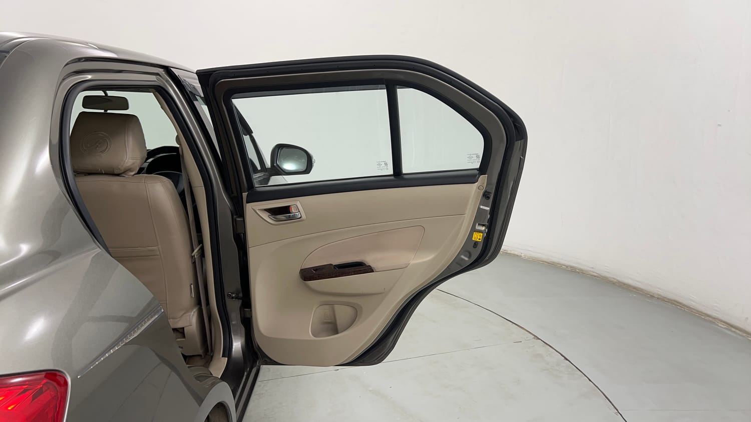 Used 2015 Maruti Suzuki Swift Dzire VXI Petrol Manual interior RIGHT REAR DOOR OPEN VIEW