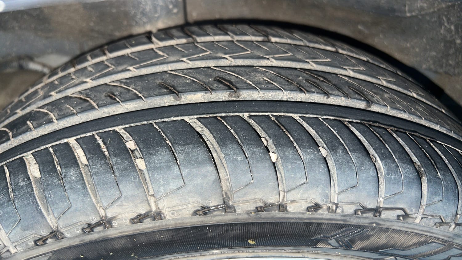 Used 2021 Honda City ZX CVT Petrol Petrol Automatic tyres RIGHT REAR TYRE TREAD VIEW