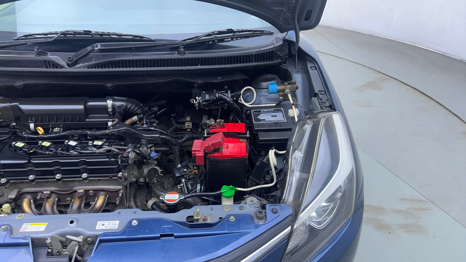 Used 2018 Maruti Suzuki Baleno Alpha Petrol+CNG (Outside Fitted) Cng Manual engine ENGINE LEFT SIDE VIEW