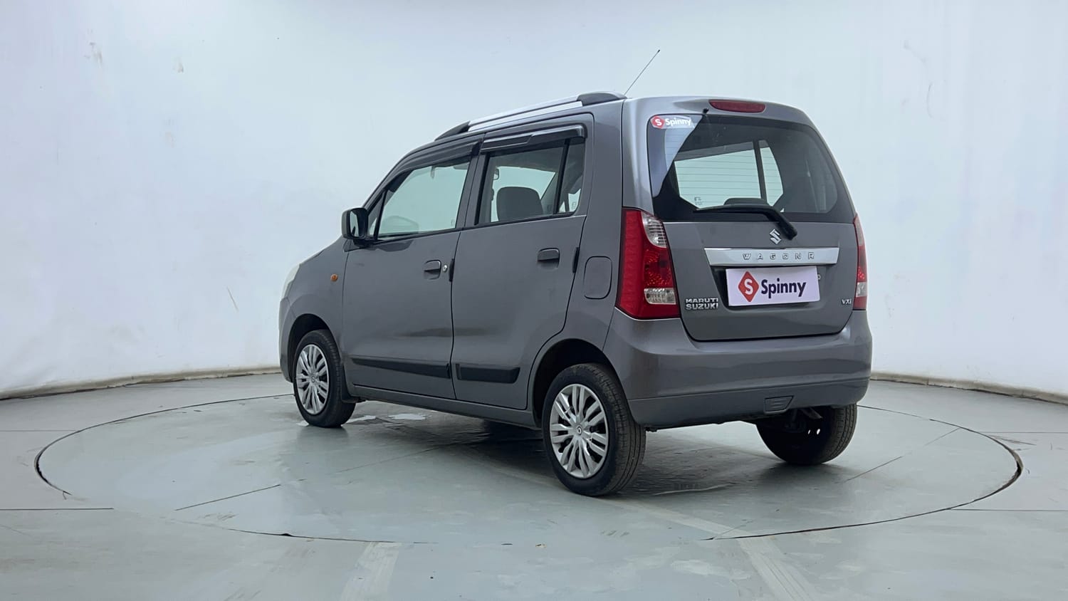 Used 2017 Maruti Suzuki Wagon R VXI Petrol Manual exterior LEFT REAR CORNER VIEW