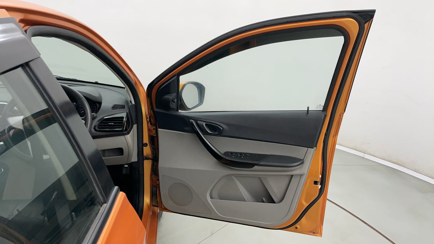 Used 2016 Tata Tiago Revotron XT Petrol Manual interior RIGHT FRONT DOOR OPEN VIEW