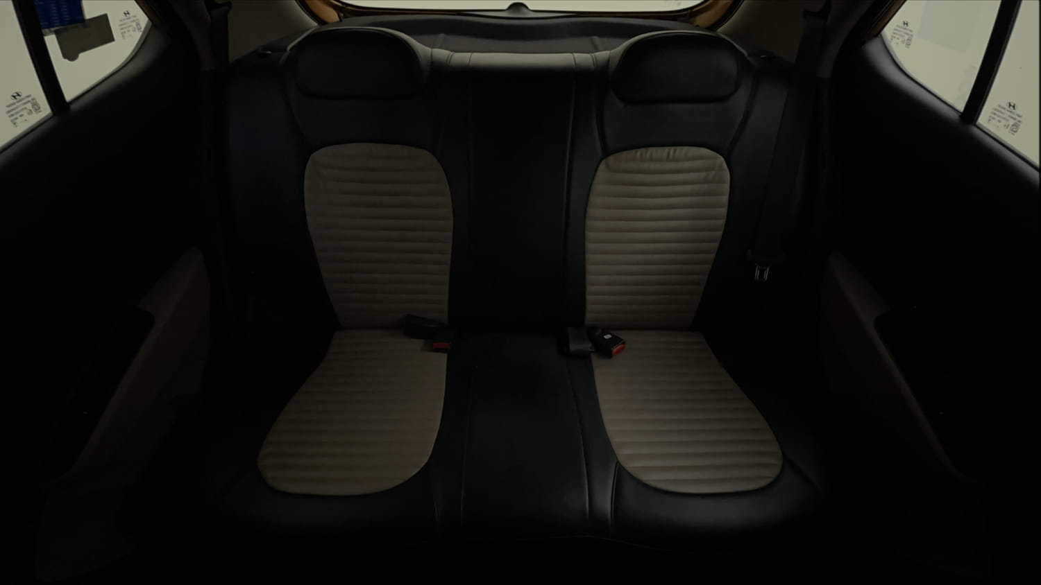 Used 2015 Hyundai Grand i10 Sportz 1.2 Kappa VTVT Petrol Manual interior REAR SEAT CONDITION VIEW