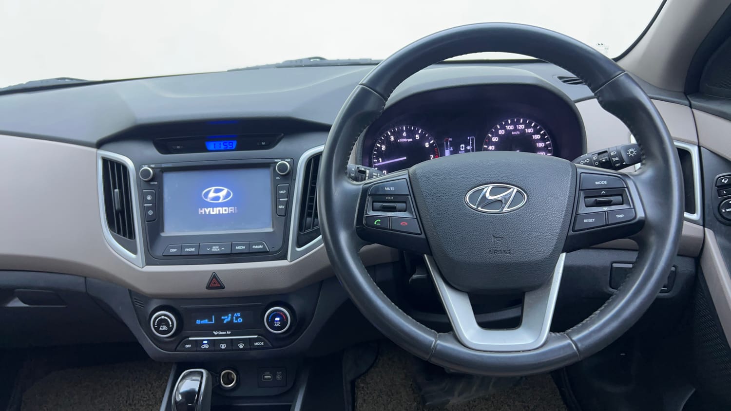 Used 2018 Hyundai Creta SX Plus 1.6 AT Petrol Petrol Automatic interior STEERING VIEW
