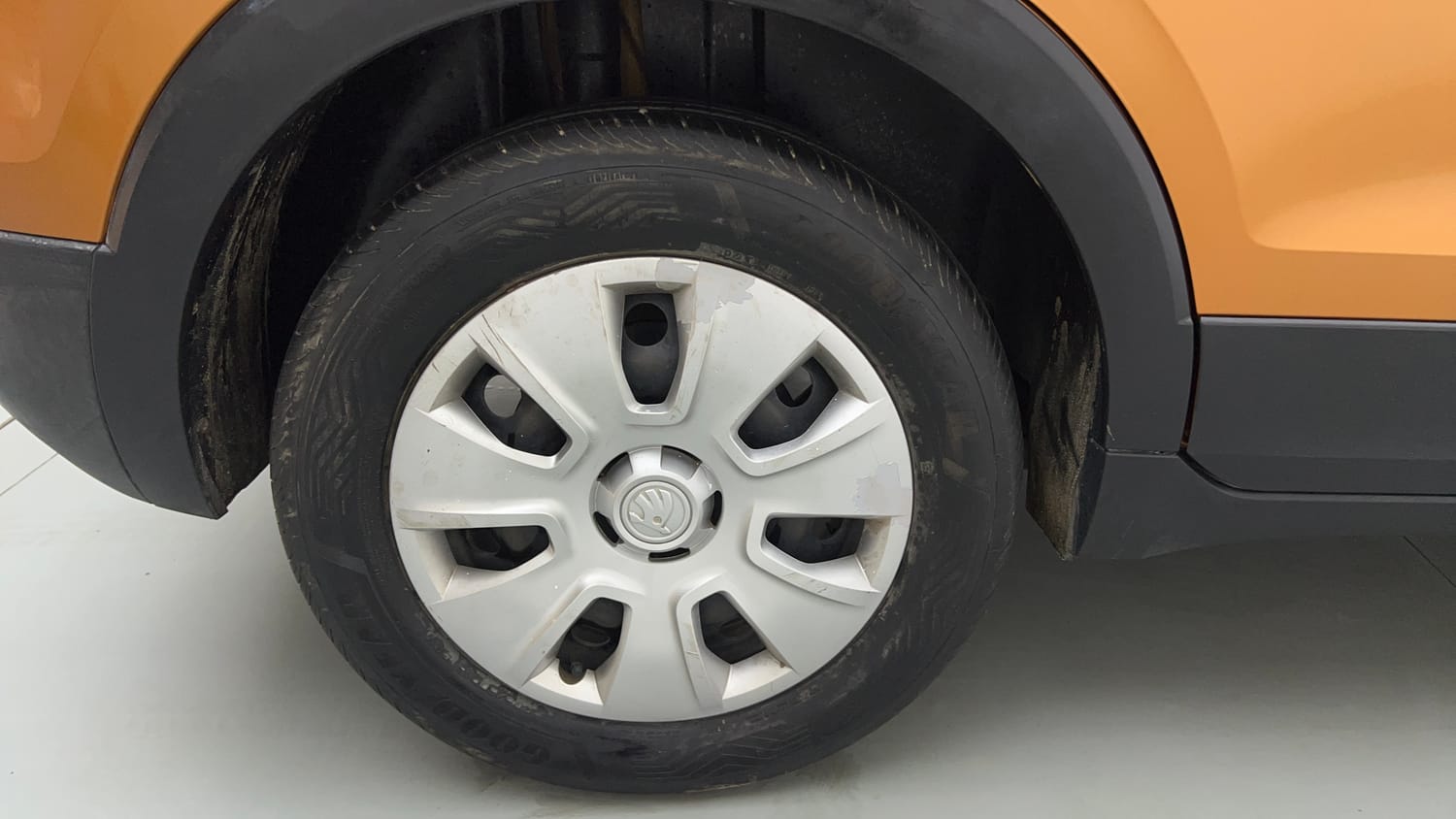 Used 2021 Skoda Kushaq Active 1.0 TSI MT Petrol Manual tyres RIGHT REAR TYRE RIM VIEW