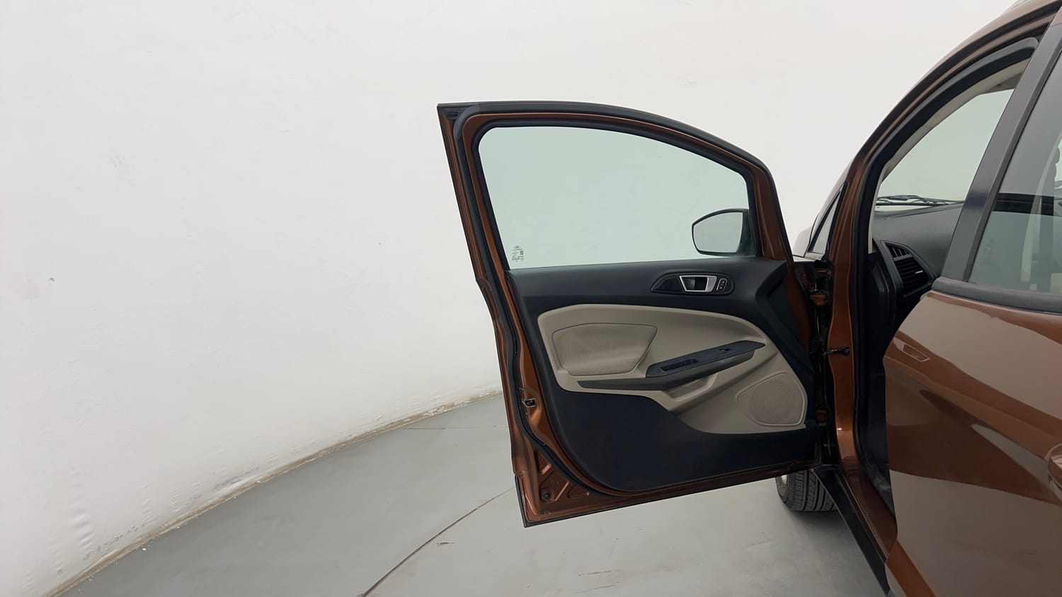 Used 2019 Ford EcoSport Titanium + 1.5L TDCi Diesel Manual interior LEFT FRONT DOOR OPEN VIEW