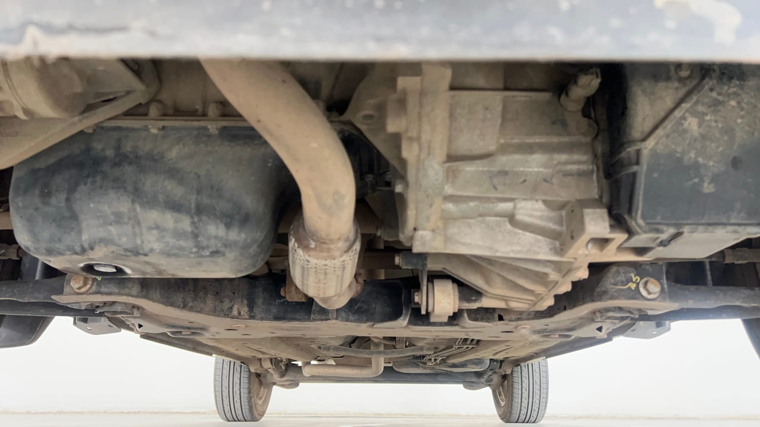Used 2019 Ford EcoSport Titanium + 1.5L TDCi Diesel Manual extra FRONT LEFT UNDERBODY VIEW