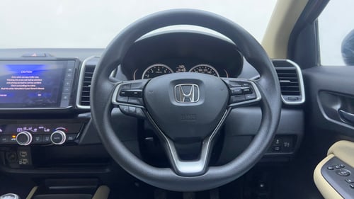 Used 2021 Honda City V Petrol Petrol Manual interior STEERING VIEW