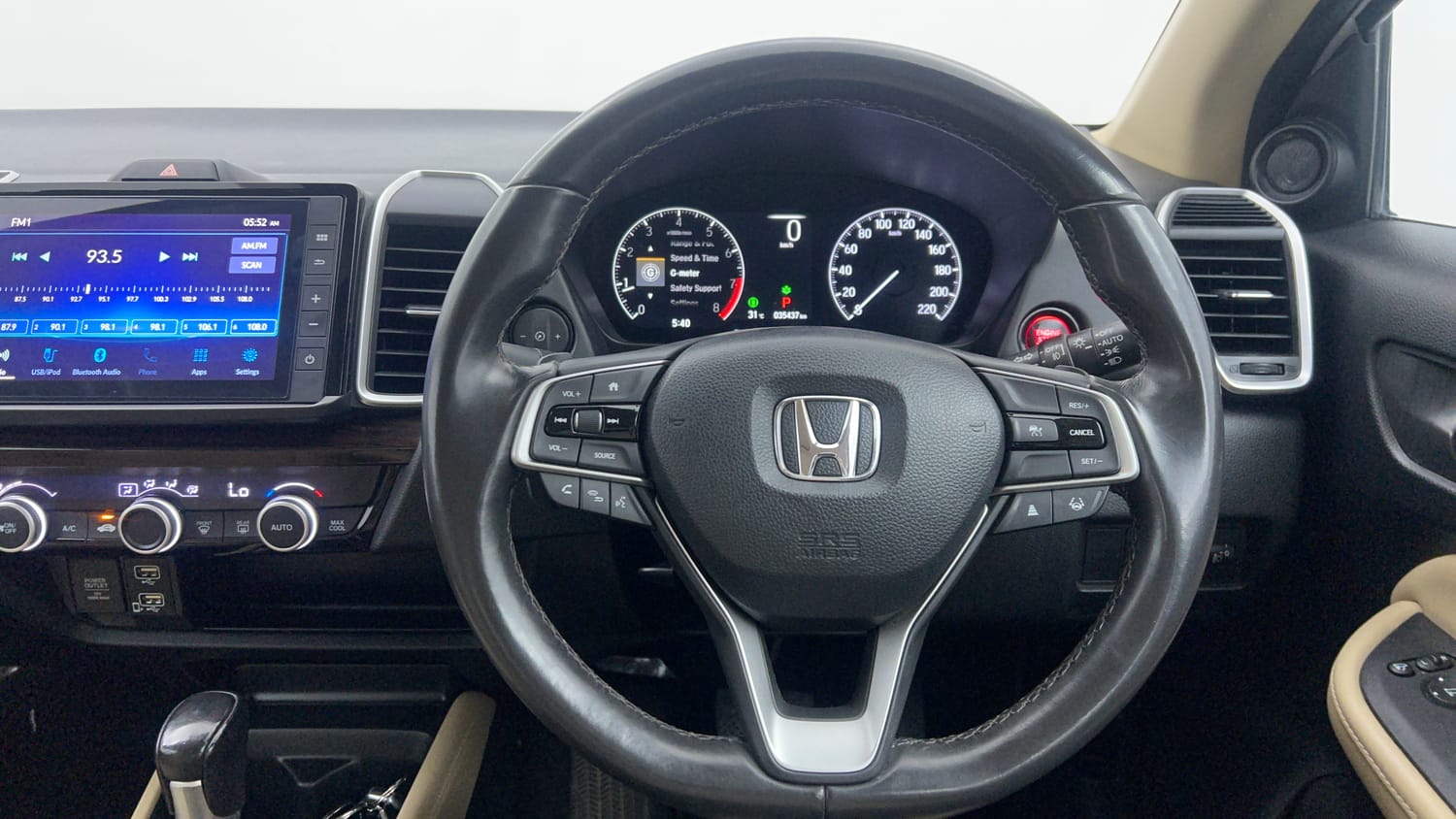 Used 2023 Honda City ZX Petrol CVT Petrol Automatic interior STEERING VIEW