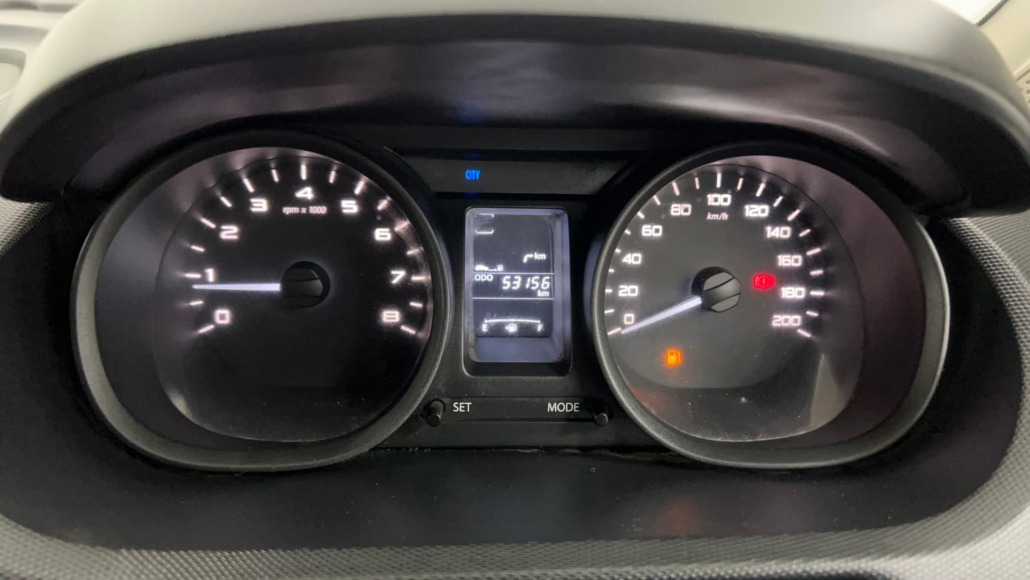 Used 2017 Tata Tiago Revotron XT Petrol Manual interior CLUSTERMETER VIEW