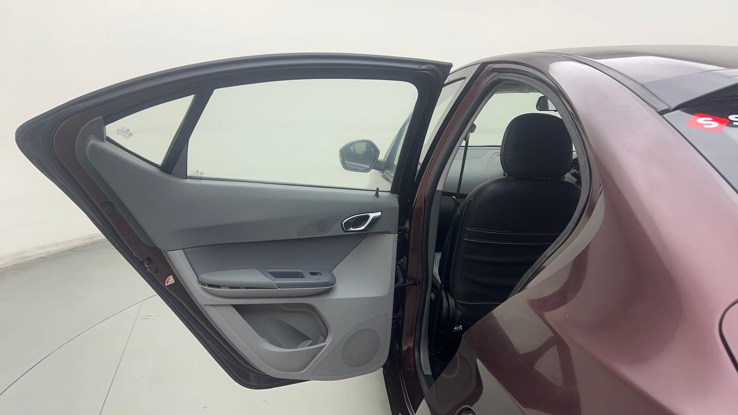 Used 2021 Tata Tigor XZA Plus Petrol Automatic interior LEFT REAR DOOR OPEN VIEW