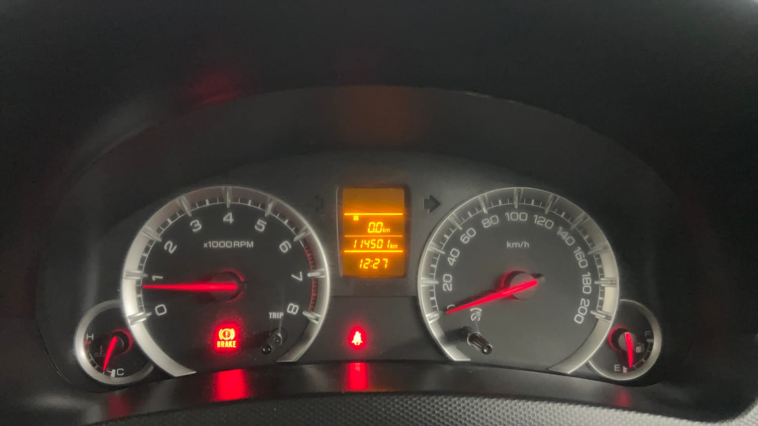 Used 2017 Maruti Suzuki Swift VXi Petrol Manual interior CLUSTERMETER VIEW