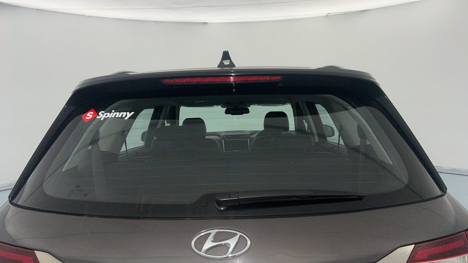 Used 2022 Hyundai Alcazar Signature (O) 7 Seater 1.5 Diesel AT Diesel Automatic exterior BACK WINDSHIELD VIEW