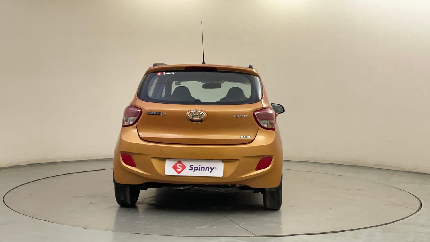 Used 2015 Hyundai Grand i10 Sportz 1.2 Kappa VTVT Petrol Manual exterior BACK VIEW