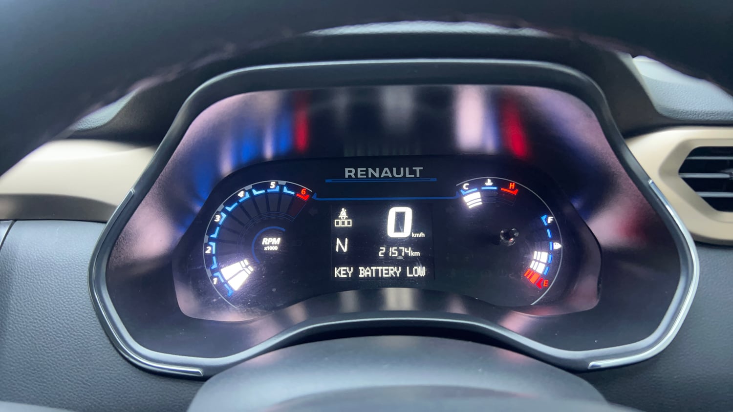 Used 2024 Renault Kiger RXT AMT Petrol Automatic interior CLUSTERMETER VIEW