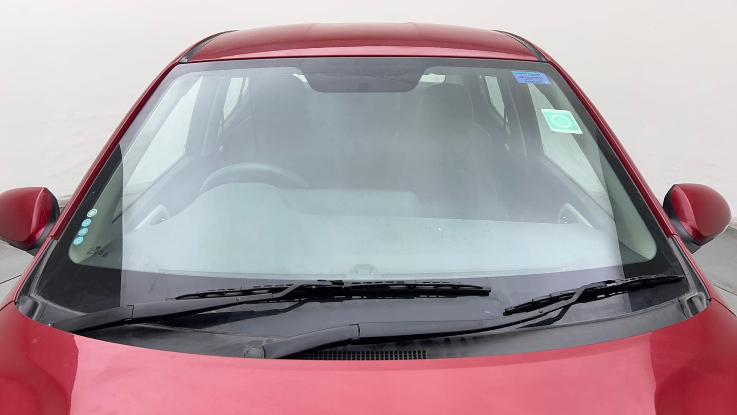 Used 2022 Hyundai Aura SX Plus 1.2 AMT Petrol Petrol Automatic exterior FRONT WINDSHIELD VIEW