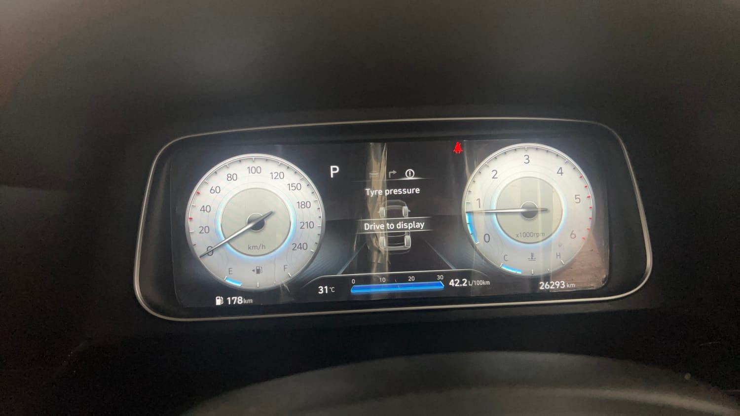 Used 2022 Hyundai Alcazar Signature (O) 7 Seater 1.5 Diesel AT Diesel Automatic interior CLUSTERMETER VIEW
