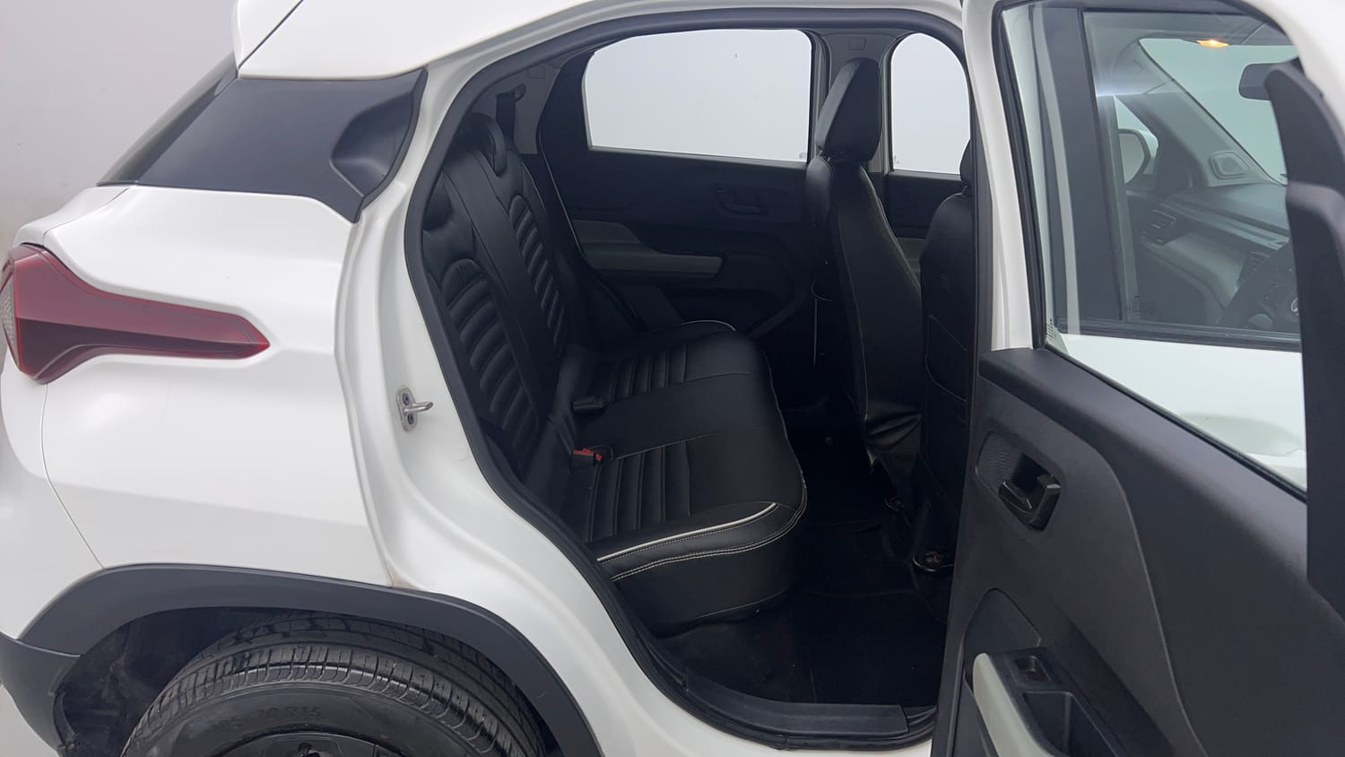Used 2024 Tata Punch Adventure MT Petrol Manual interior RIGHT SIDE REAR DOOR CABIN VIEW