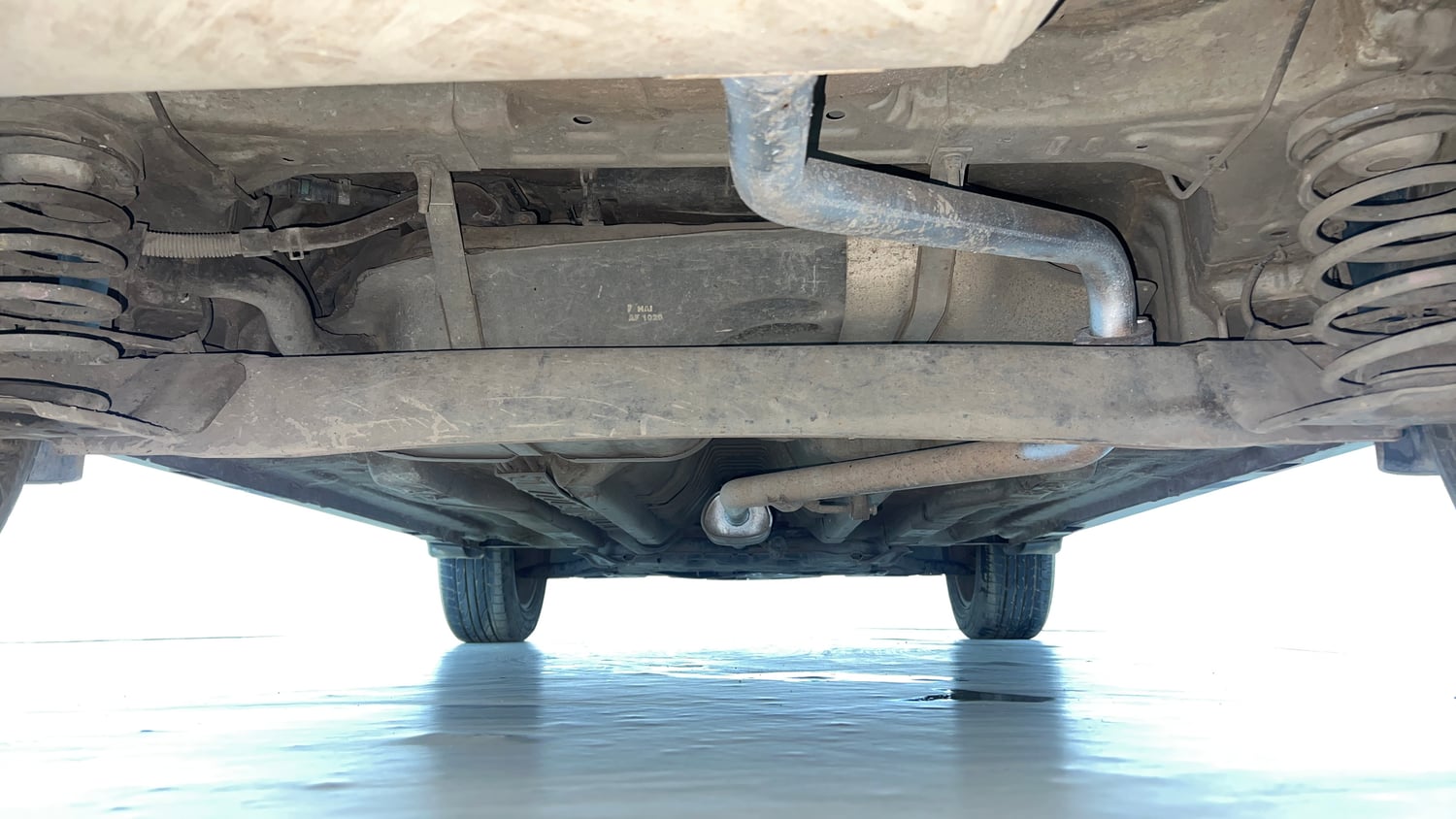 Used 2018 Hyundai Creta SX Plus 1.6 AT Petrol Petrol Automatic extra REAR UNDERBODY VIEW (TAKEN FROM REAR)