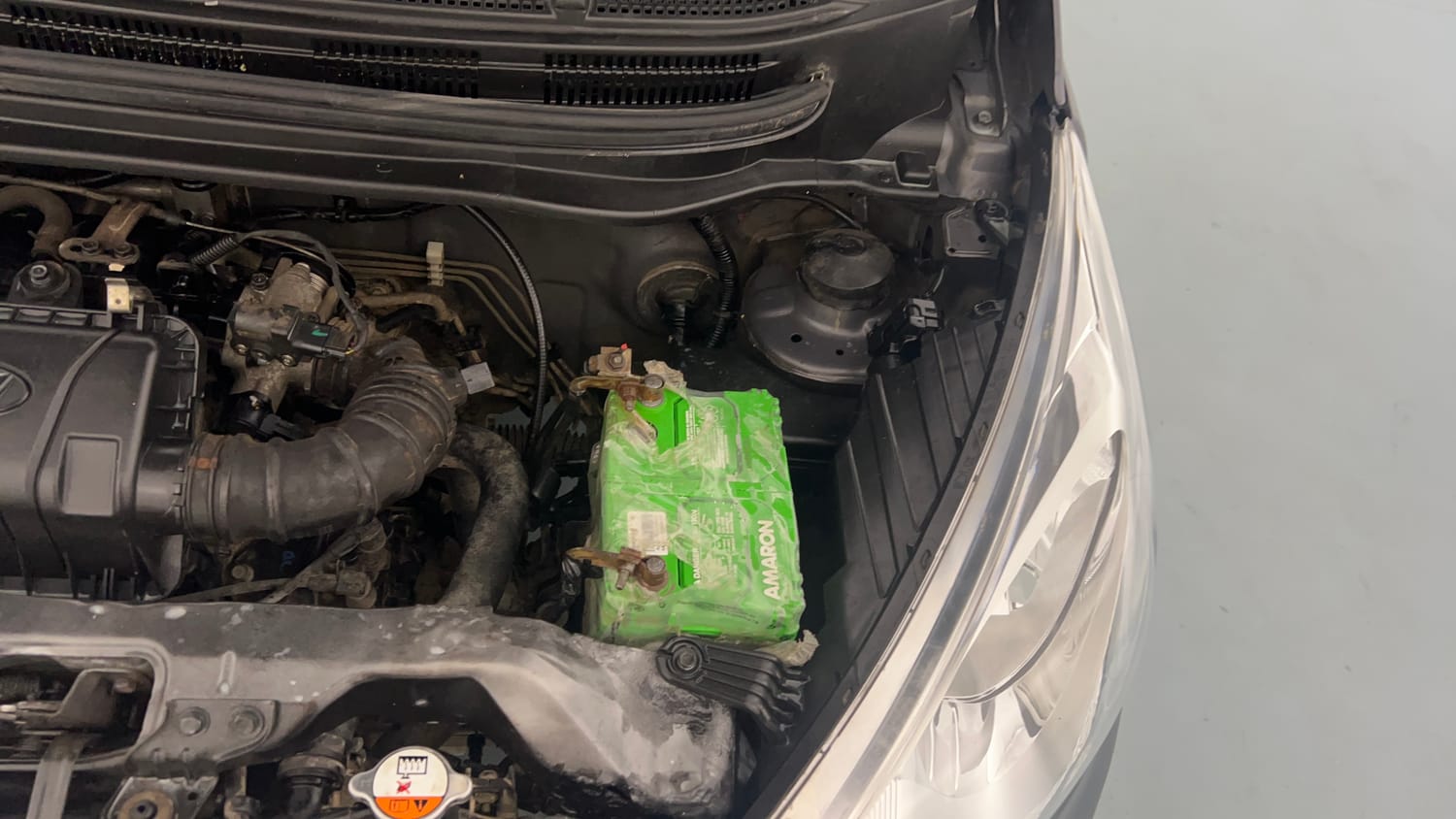 Used 2014 Hyundai Eon Era + Petrol Manual engine ENGINE LEFT SIDE VIEW