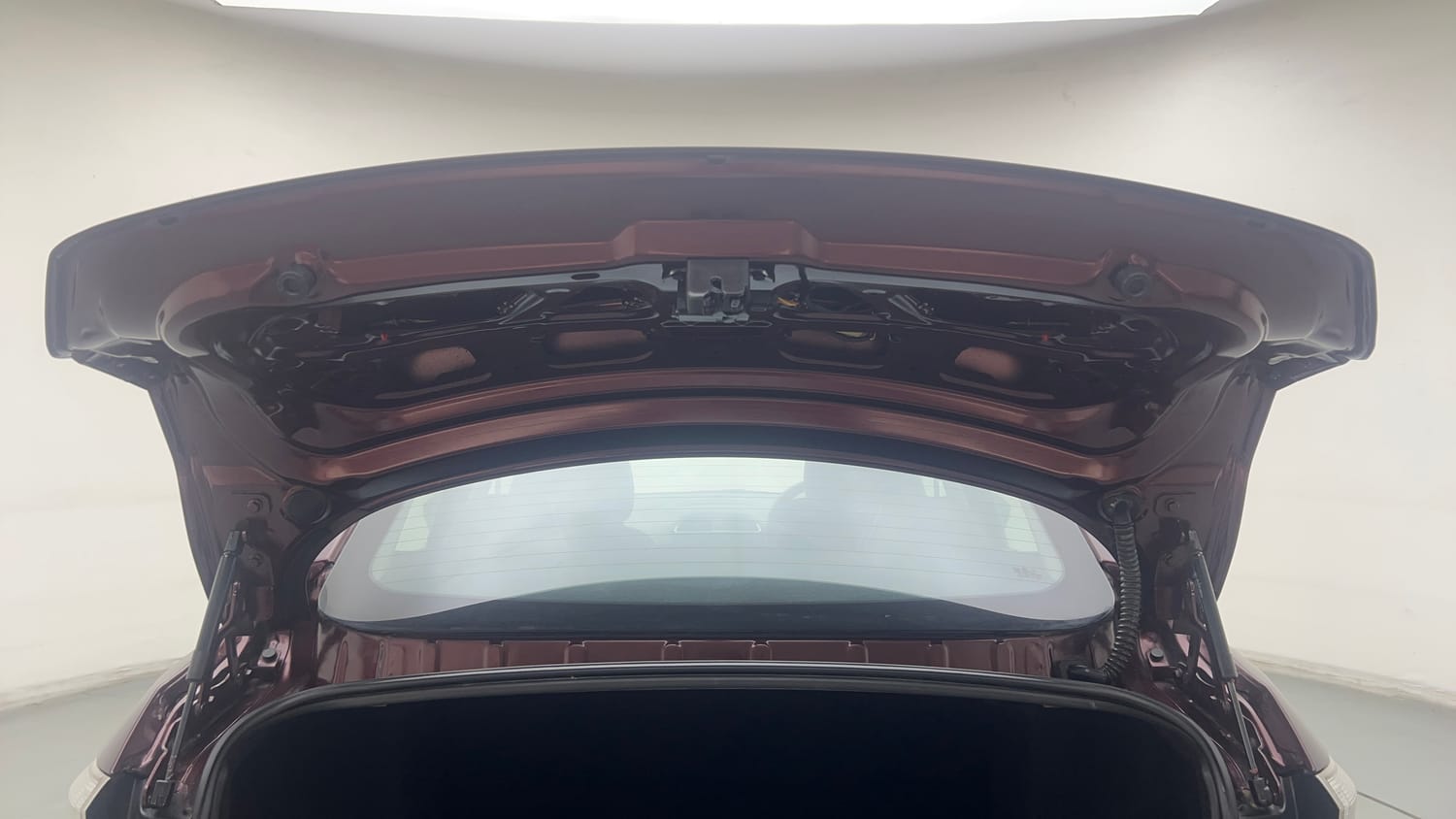 Used 2021 Tata Tigor XZA Plus Petrol Automatic interior DICKY DOOR OPEN VIEW