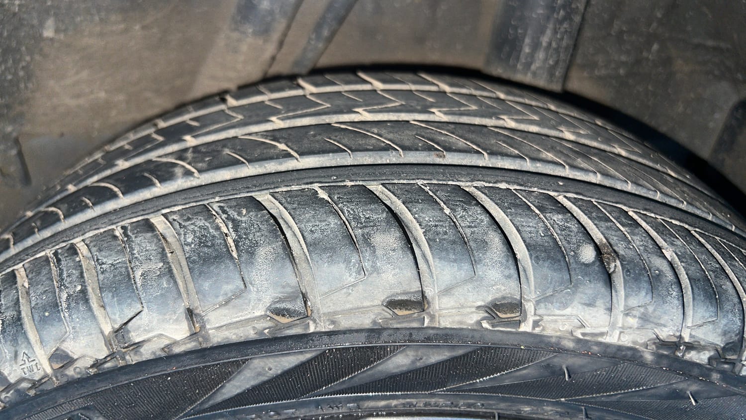 Used 2021 Honda City ZX CVT Petrol Petrol Automatic tyres LEFT REAR TYRE TREAD VIEW