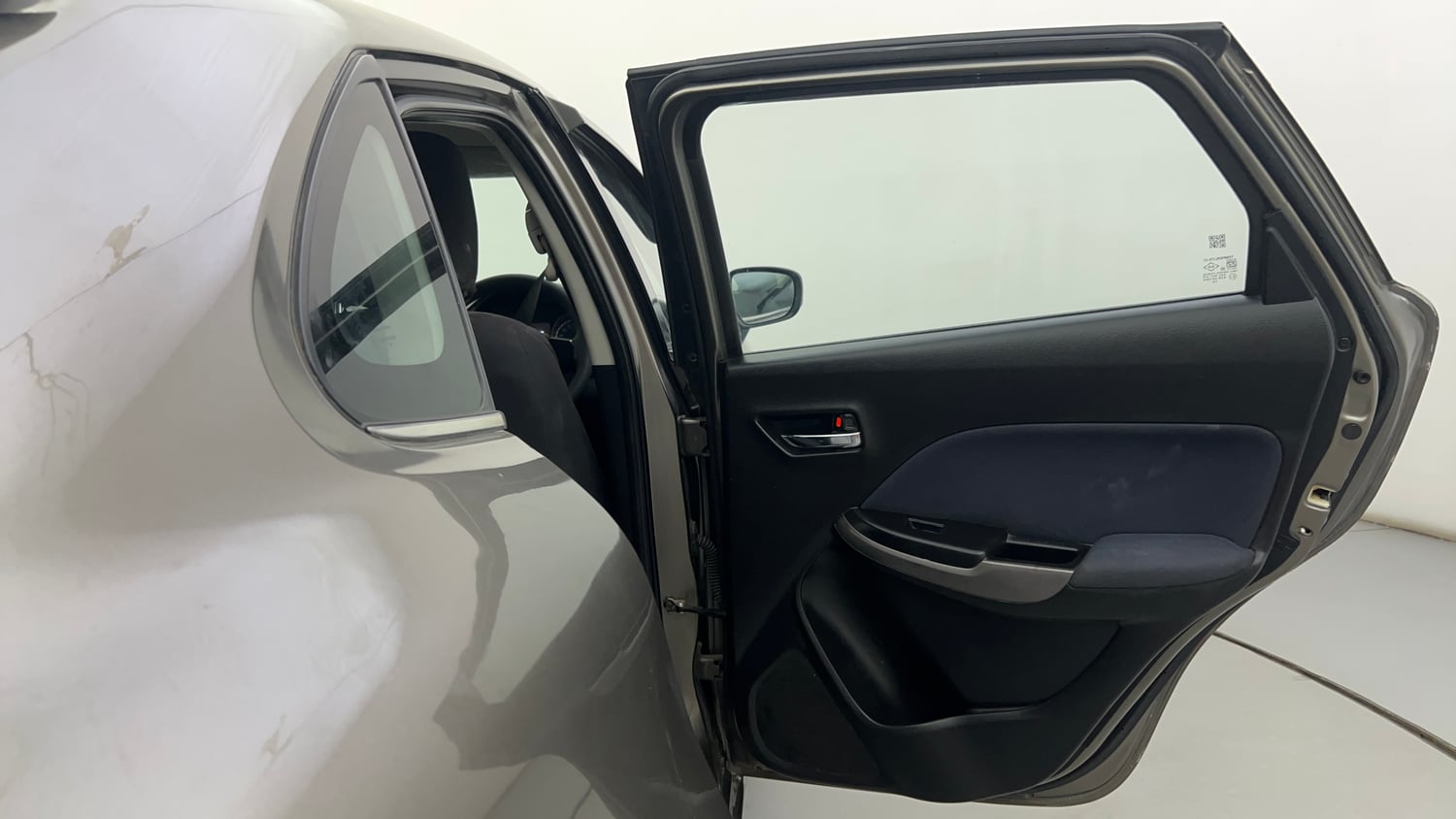 Used 2020 Maruti Suzuki Baleno Zeta Petrol Manual interior RIGHT REAR DOOR OPEN VIEW