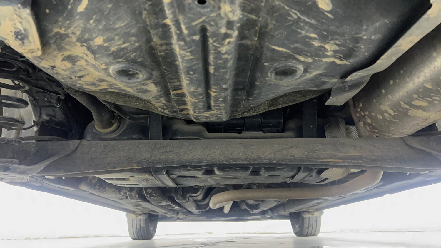 Used 2019 Hyundai Elite i20 Sportz Plus 1.2 Petrol Manual extra REAR UNDERBODY VIEW (TAKEN FROM REAR)