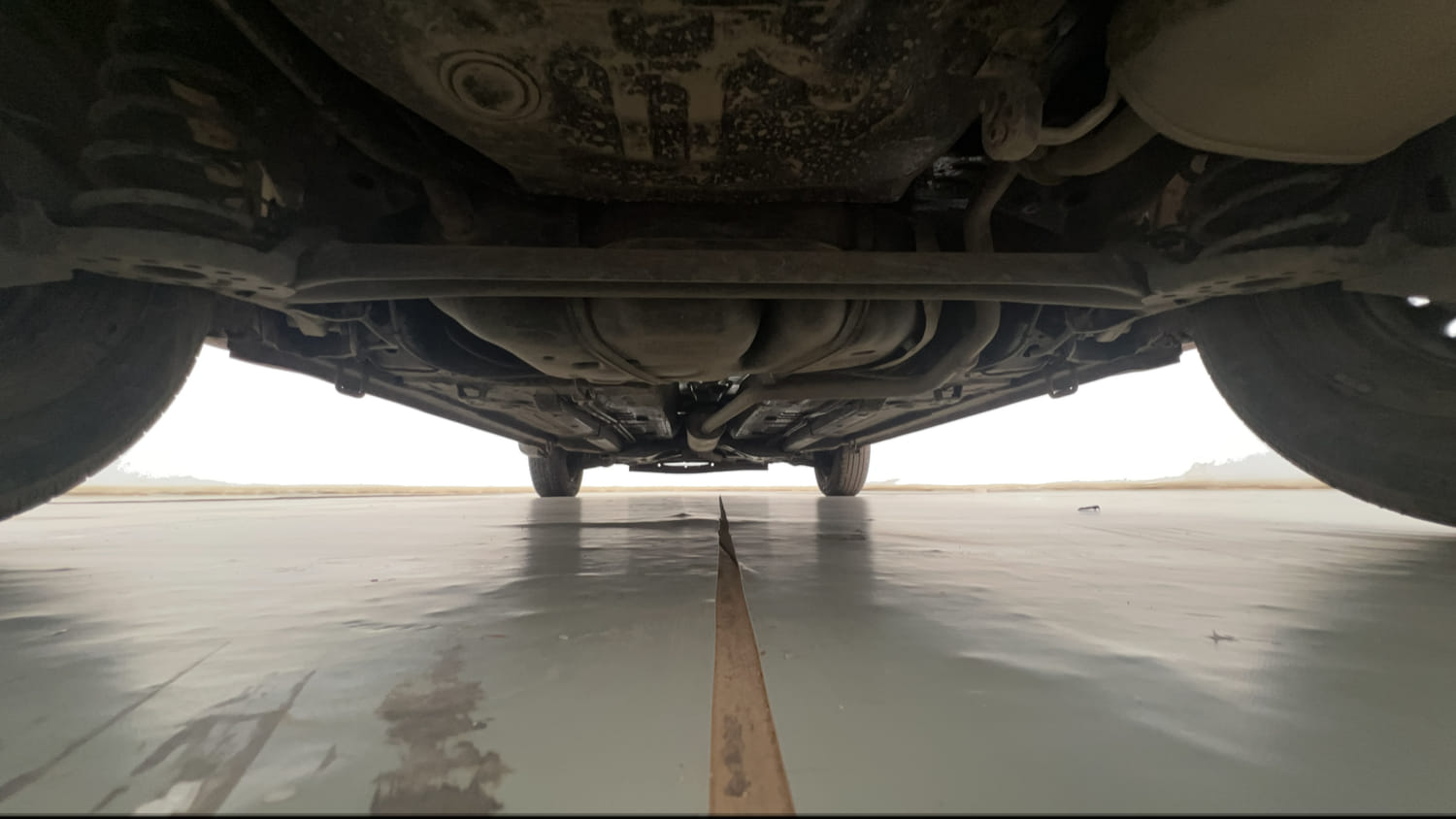 Used 2017 Maruti Suzuki Celerio VXi AMT Petrol Automatic extra REAR UNDERBODY VIEW (TAKEN FROM REAR)