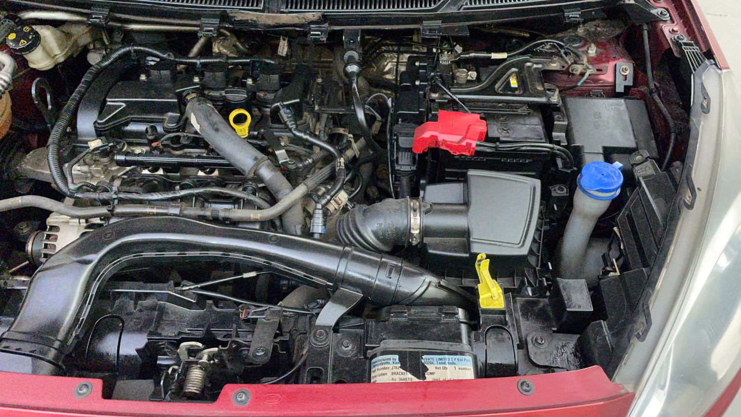 Used 2020 Ford Figo Aspire Titanium 1.2 Ti-VCT Petrol Manual engine ENGINE LEFT SIDE VIEW