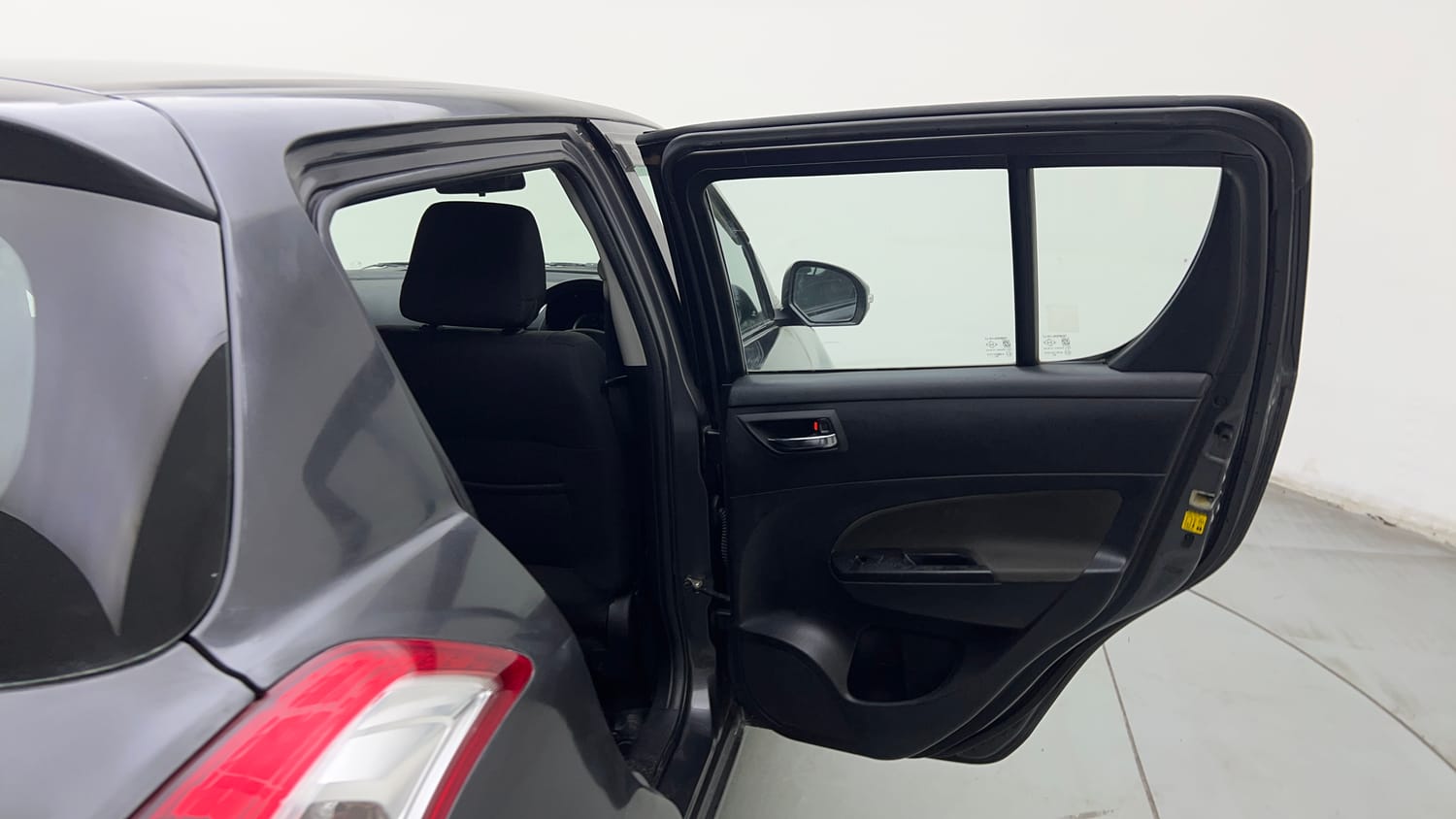 Used 2015 Maruti Suzuki Swift VXi Petrol Manual interior RIGHT REAR DOOR OPEN VIEW