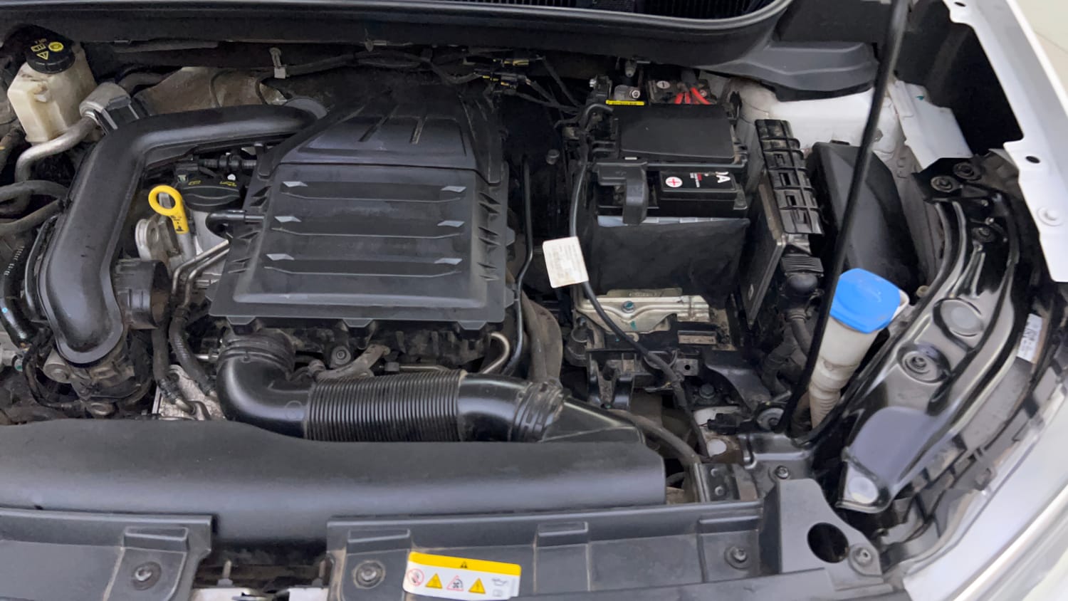Used 2023 Volkswagen Taigun Topline 1.0 TSI AT Petrol Automatic engine ENGINE LEFT SIDE VIEW