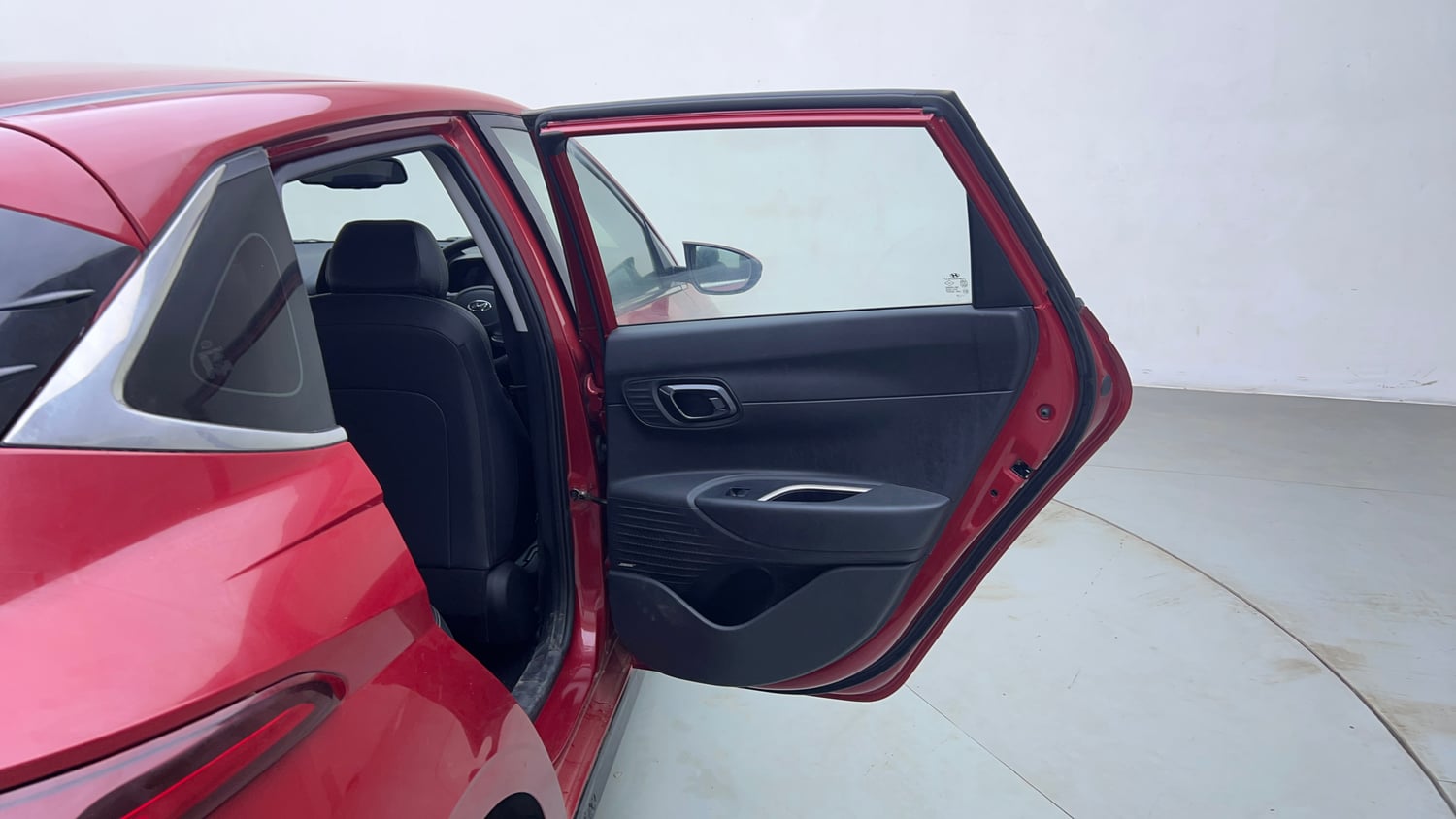 Used 2021 Hyundai New i20 Asta (O) 1.0 Turbo DCT Petrol Automatic interior RIGHT REAR DOOR OPEN VIEW