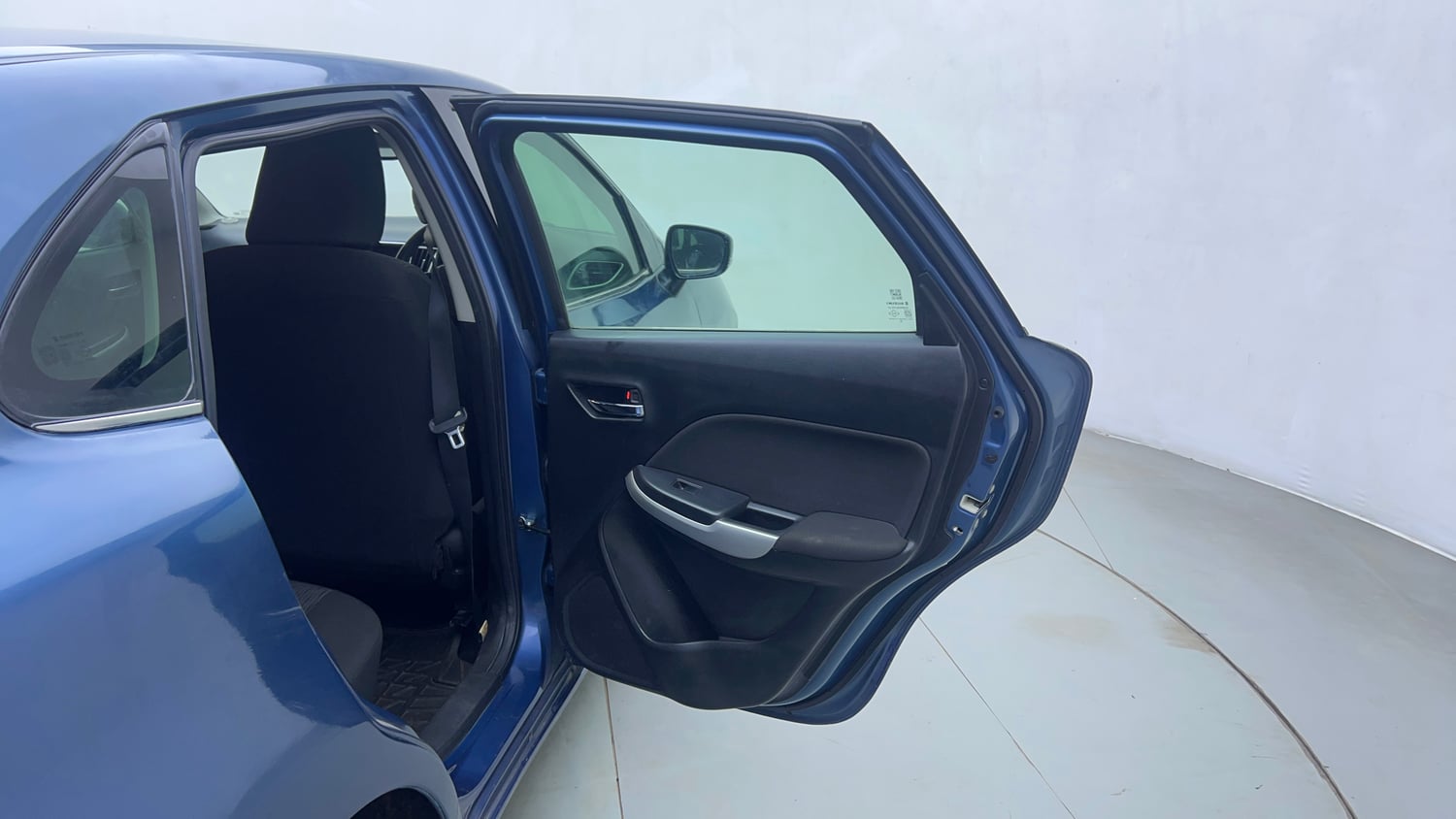 Used 2018 Maruti Suzuki Baleno Alpha Petrol+CNG (Outside Fitted) Cng Manual interior RIGHT REAR DOOR OPEN VIEW
