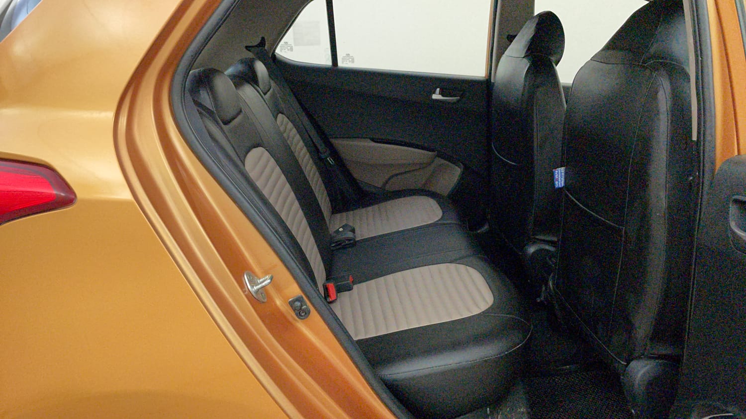 Used 2015 Hyundai Grand i10 Sportz 1.2 Kappa VTVT Petrol Manual interior RIGHT SIDE REAR DOOR CABIN VIEW
