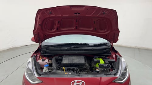 Used 2022 Hyundai Aura SX Plus 1.2 AMT Petrol Petrol Automatic engine ENGINE & BONNET OPEN FRONT VIEW