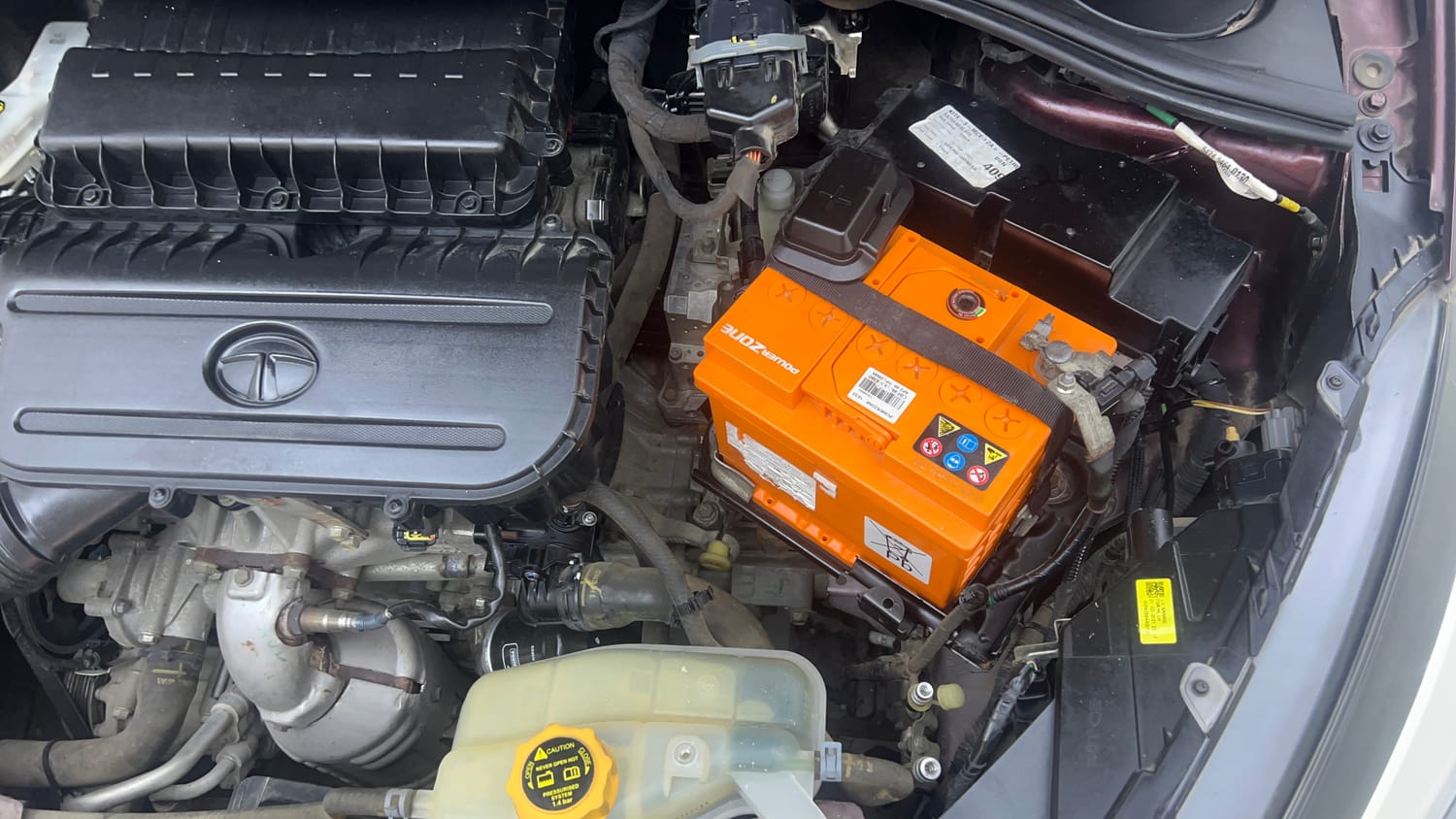 Used 2021 Tata Tigor XZA Plus Petrol Automatic engine ENGINE LEFT SIDE VIEW