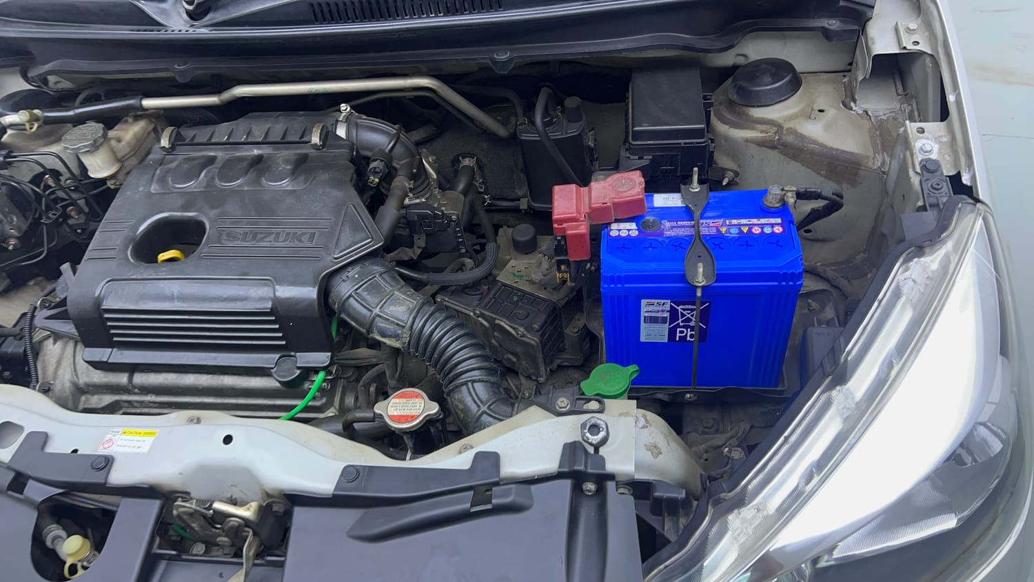 Used 2017 Maruti Suzuki Celerio ZXI (O) AMT Petrol Automatic engine ENGINE LEFT SIDE VIEW