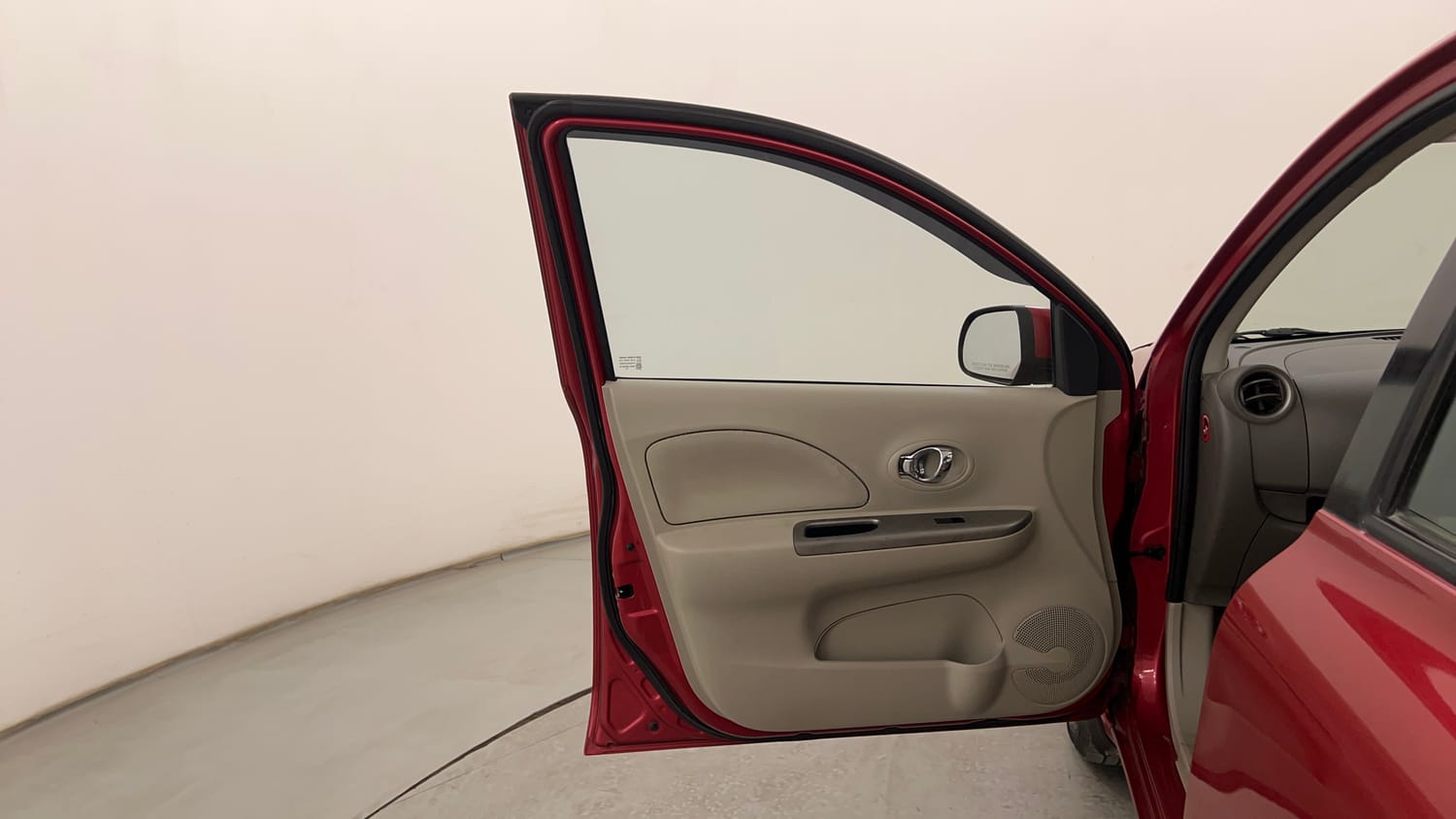 Used 2015 Nissan Micra XV CVT Petrol Automatic interior LEFT FRONT DOOR OPEN VIEW