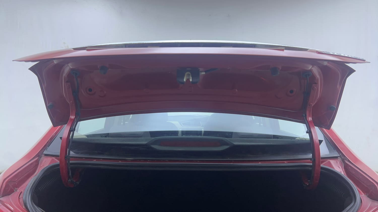 Used 2015 Tata Zest XMS Petrol Petrol Manual interior DICKY DOOR OPEN VIEW