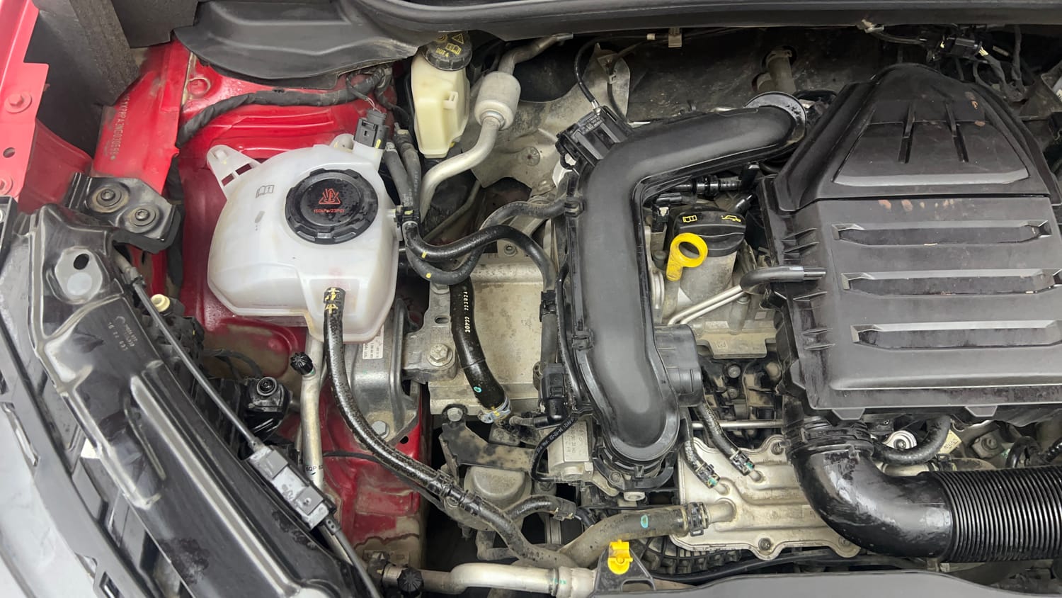 Used 2022 Skoda Kushaq Style 1.0L TSI AT Petrol Automatic engine ENGINE RIGHT SIDE VIEW