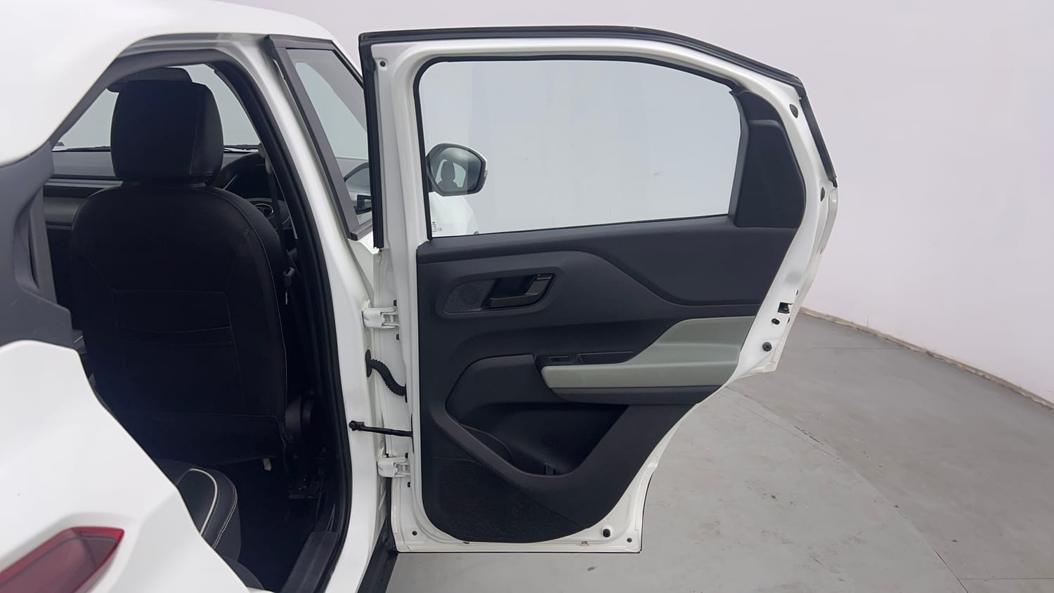Used 2024 Tata Punch Adventure MT Petrol Manual interior RIGHT REAR DOOR OPEN VIEW