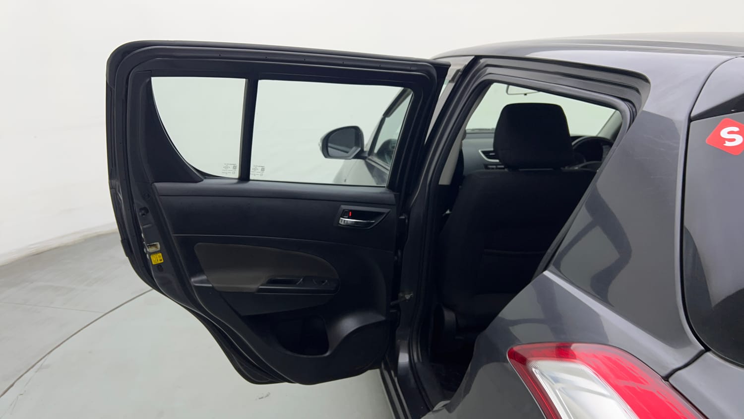 Used 2015 Maruti Suzuki Swift VXi Petrol Manual interior LEFT REAR DOOR OPEN VIEW