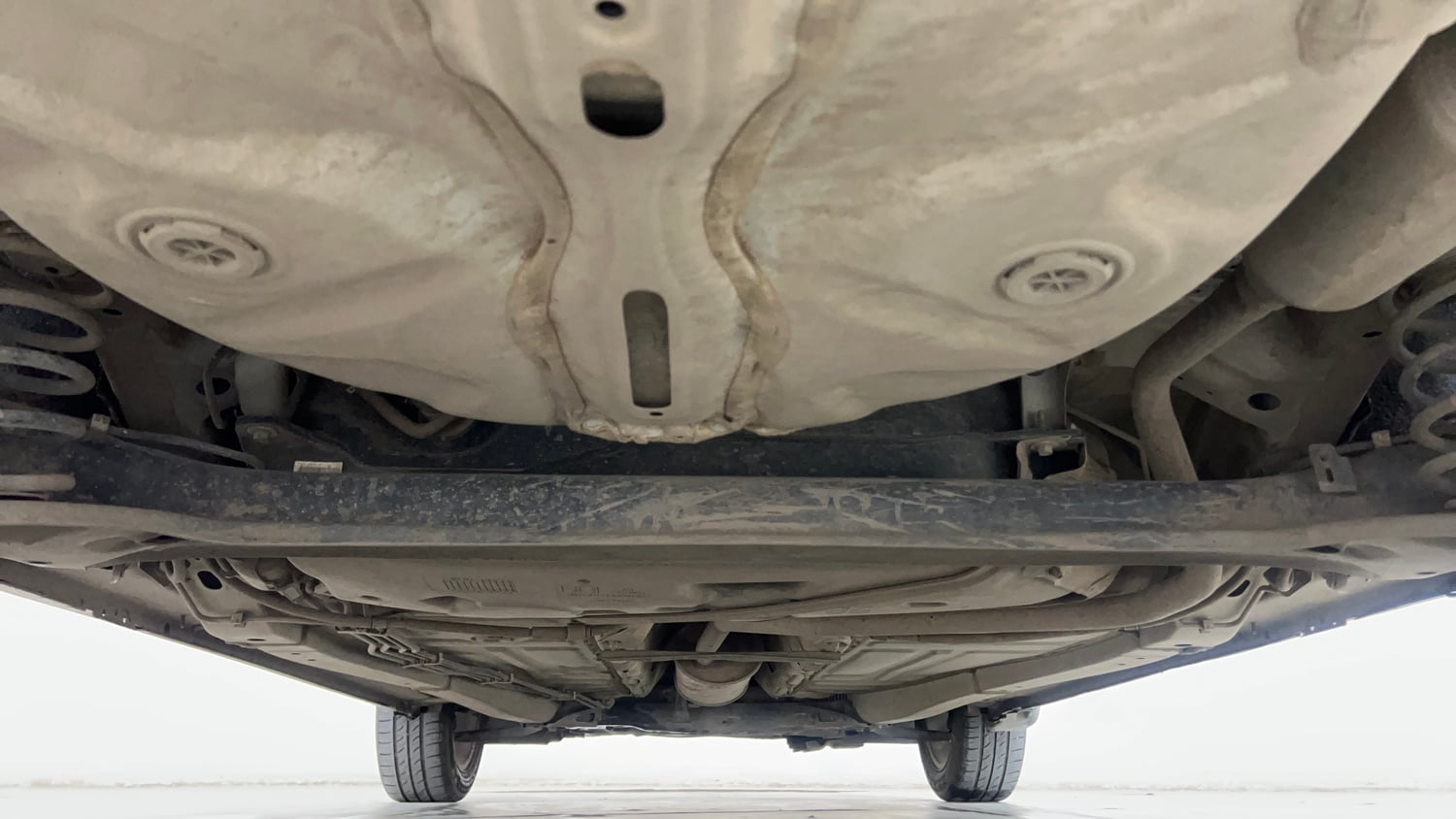 Used 2020 Maruti Suzuki Baleno Zeta Petrol Manual extra REAR UNDERBODY VIEW (TAKEN FROM REAR)