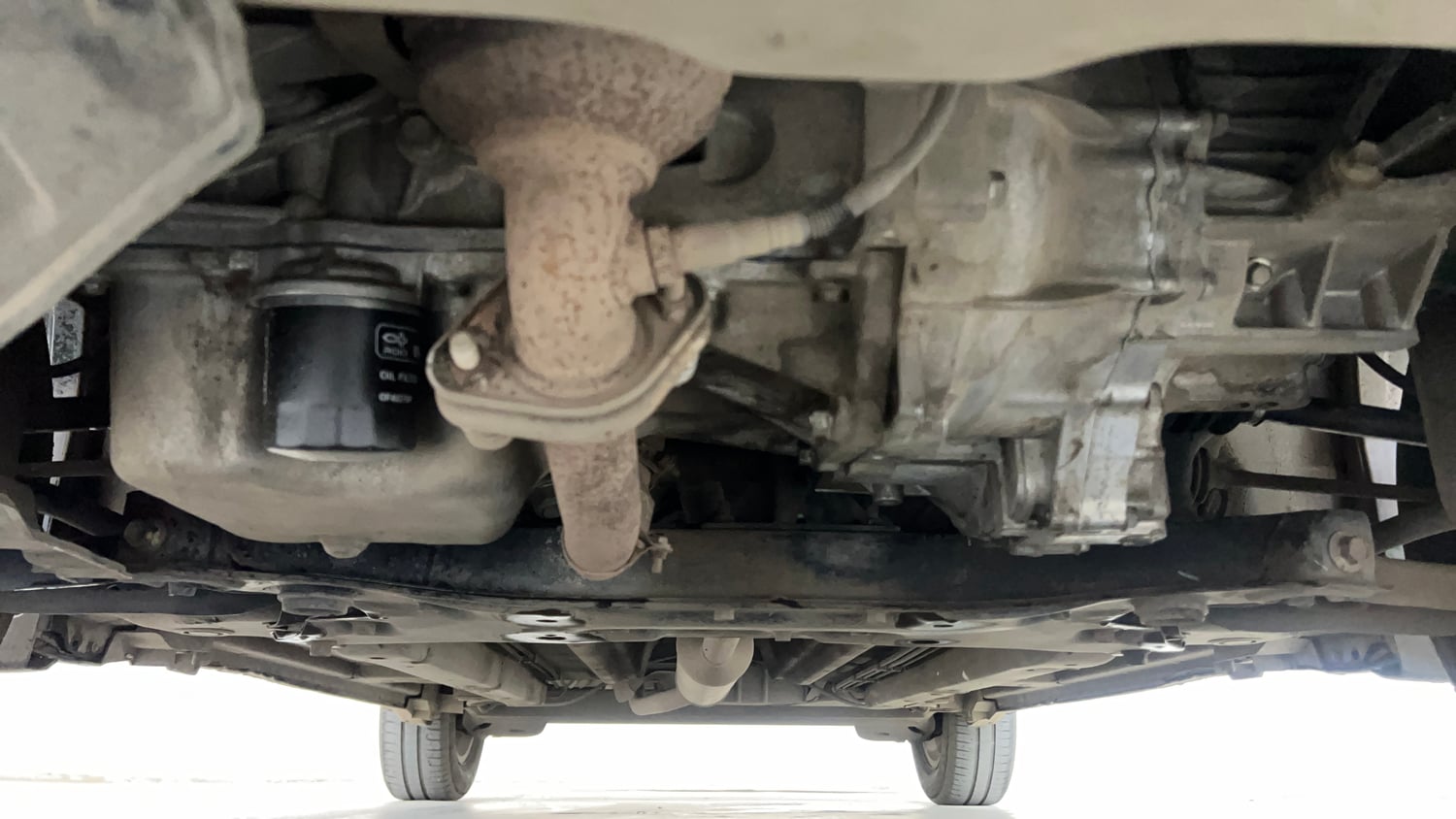 Used 2012 Maruti Suzuki Swift Dzire ZXi 1.2 BS-IV Petrol Manual extra FRONT LEFT UNDERBODY VIEW