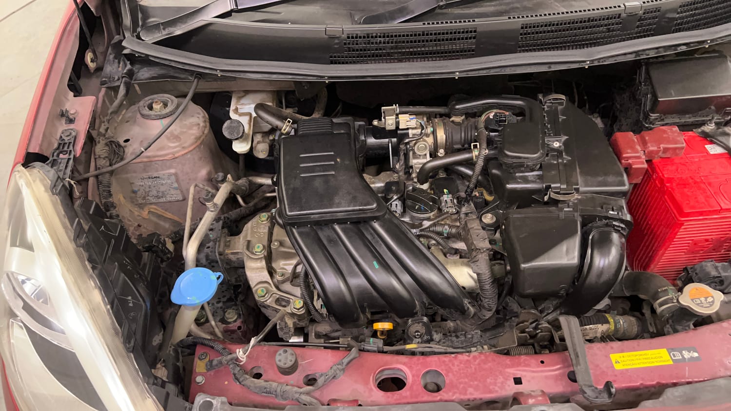 Used 2015 Nissan Micra XV CVT Petrol Automatic engine ENGINE RIGHT SIDE VIEW