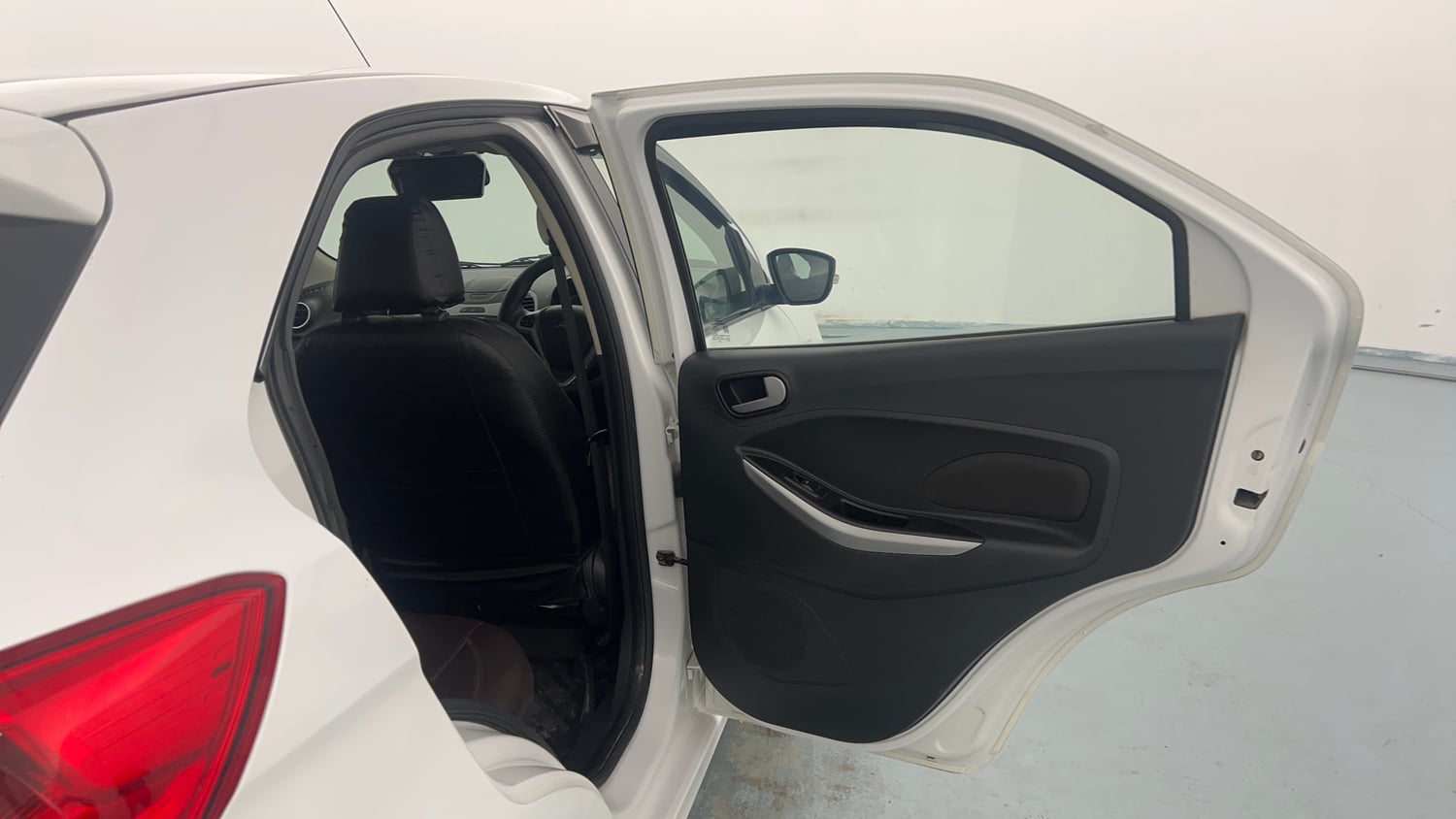 Used 2016 Ford Figo Titanium 1.5 Ti-VCT AT Petrol Automatic interior RIGHT REAR DOOR OPEN VIEW