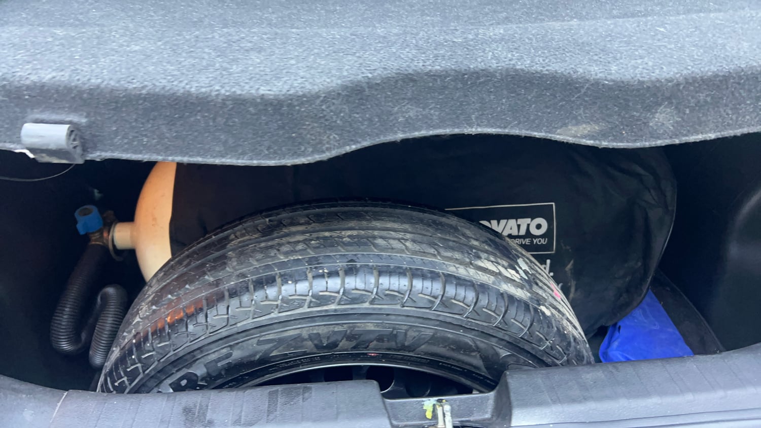Used 2018 Maruti Suzuki Baleno Alpha Petrol+CNG (Outside Fitted) Cng Manual tyres SPARE TYRE VIEW