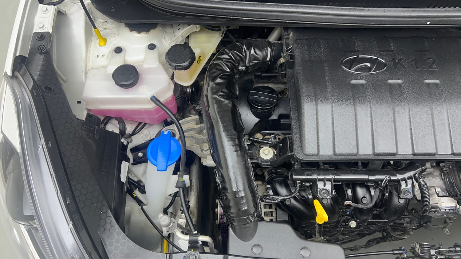 Used 2023 Hyundai Grand i10 Nios Sportz 1.2 Kappa VTVT Petrol Manual engine ENGINE RIGHT SIDE VIEW