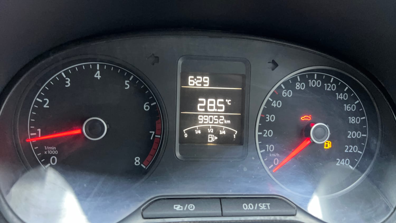 Used 2021 Volkswagen Polo Trendline 1.0L MPI Petrol Manual interior CLUSTERMETER VIEW