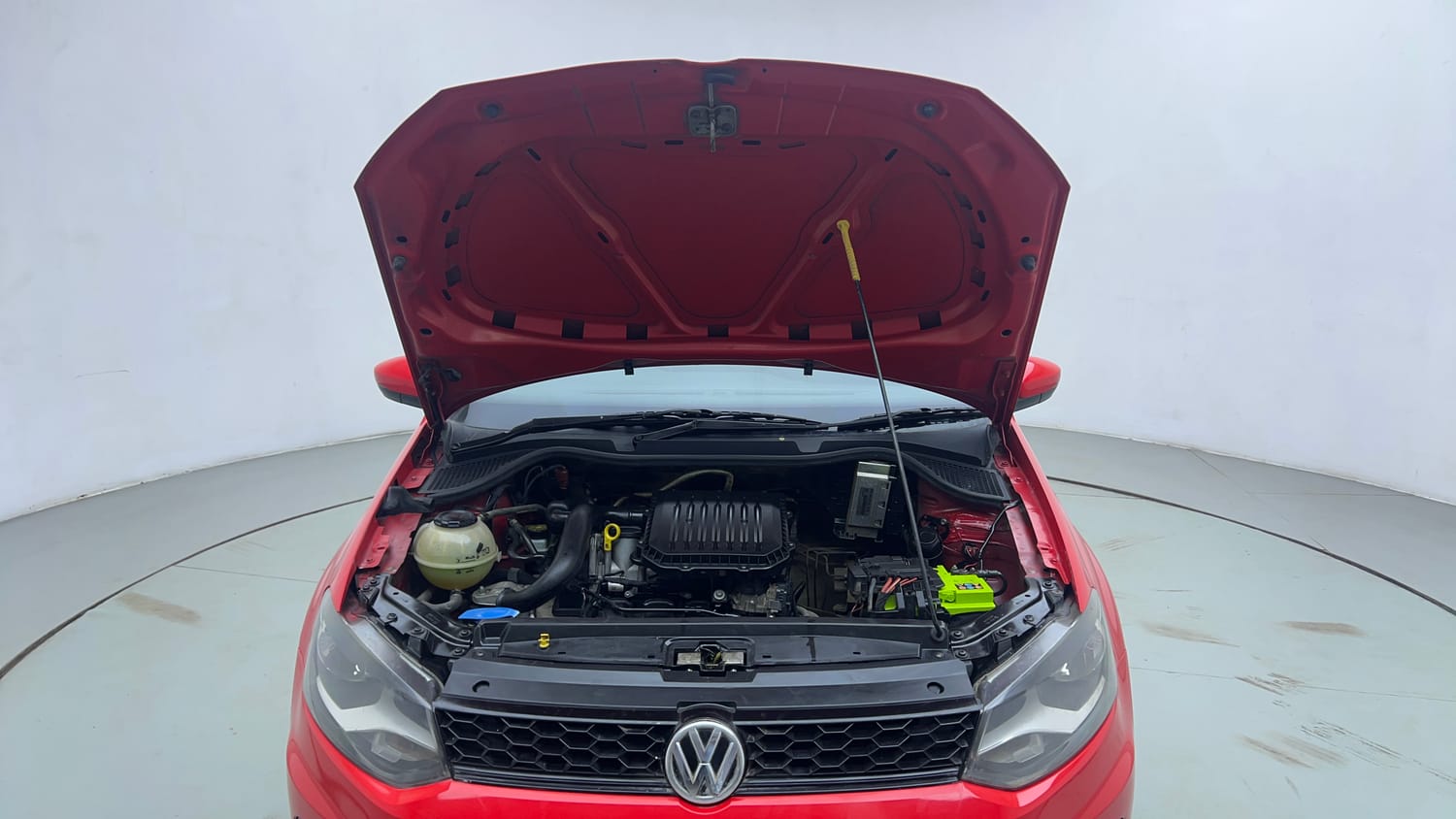 Used 2021 Volkswagen Polo Trendline 1.0L MPI Petrol Manual engine ENGINE & BONNET OPEN FRONT VIEW